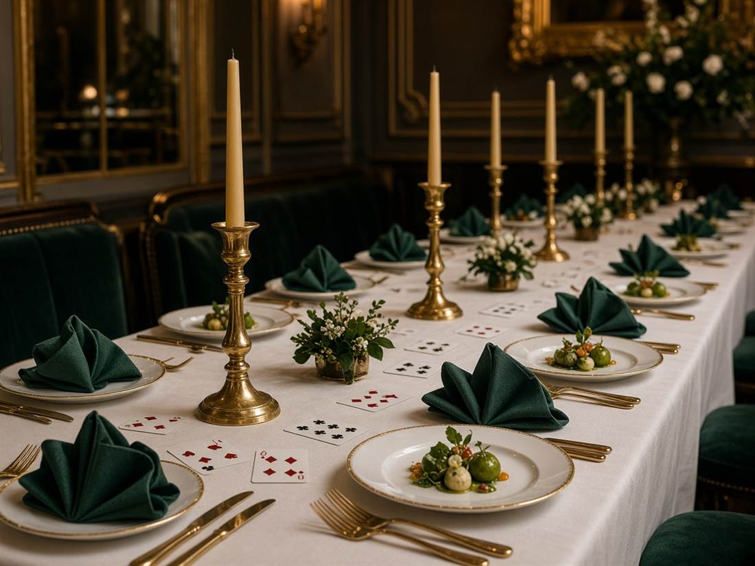 Grande table dressée pour une soirée privée ChefTryFR